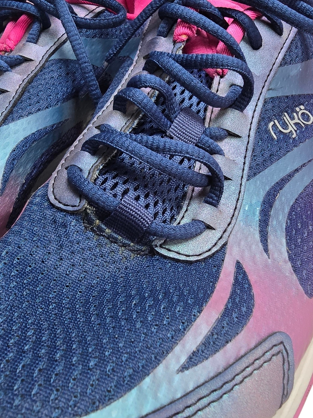 Ryka Devotion Plus 2 Women 8.5 Blue Walking Shoes Comfort Sneakers Athletic - Picture 2 of 9